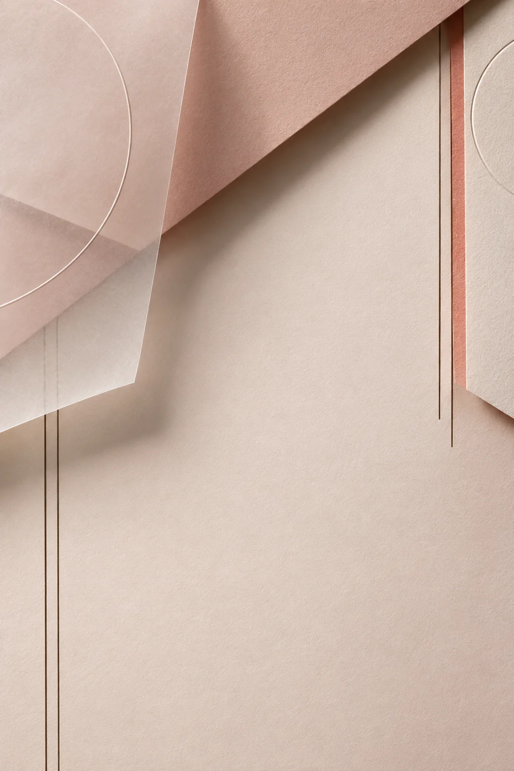 Template undangan Blush Minimal
