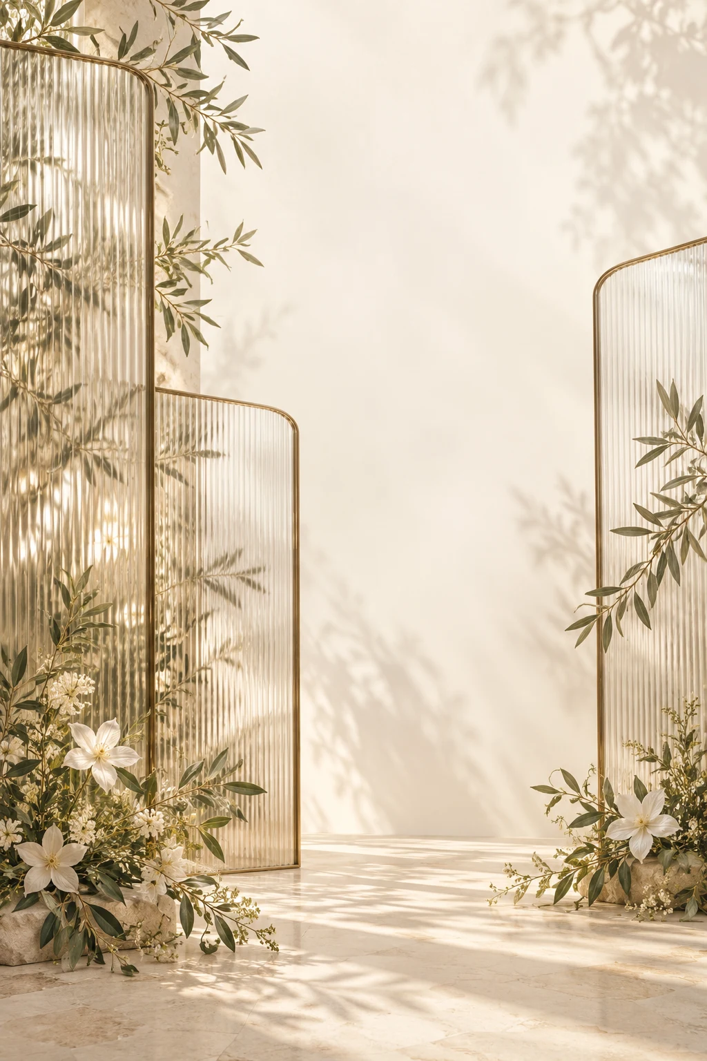 Template undangan Botanical Ivory