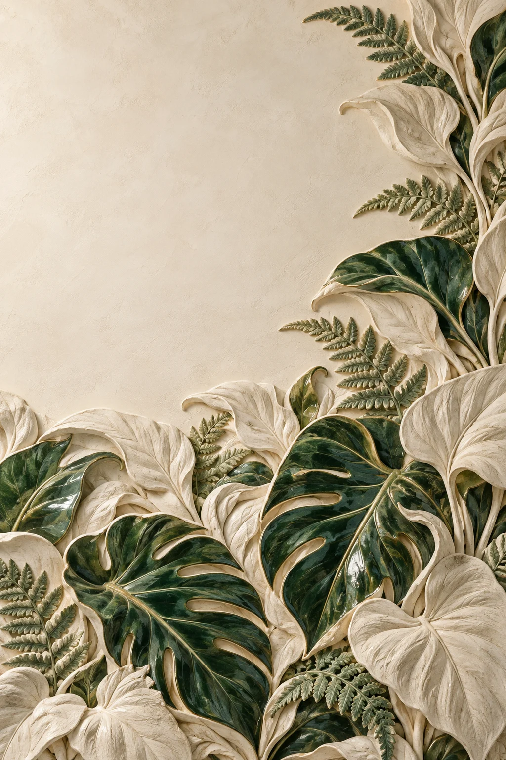 Template undangan Botanical Verdant