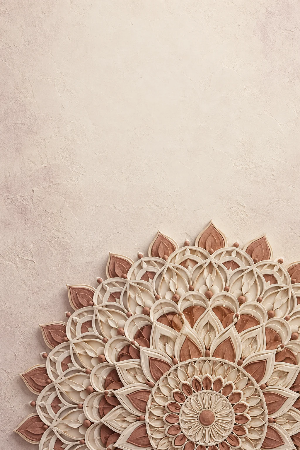 Template undangan Buddha Mandala