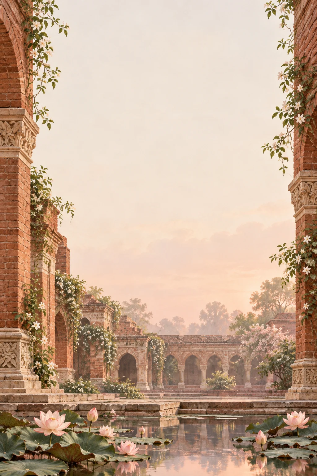 Template undangan Buddha Nalanda