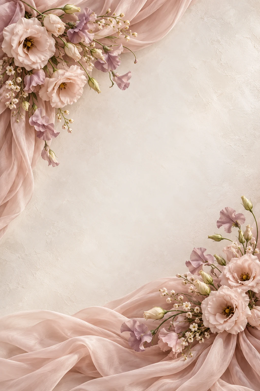 Template undangan Floral Blush