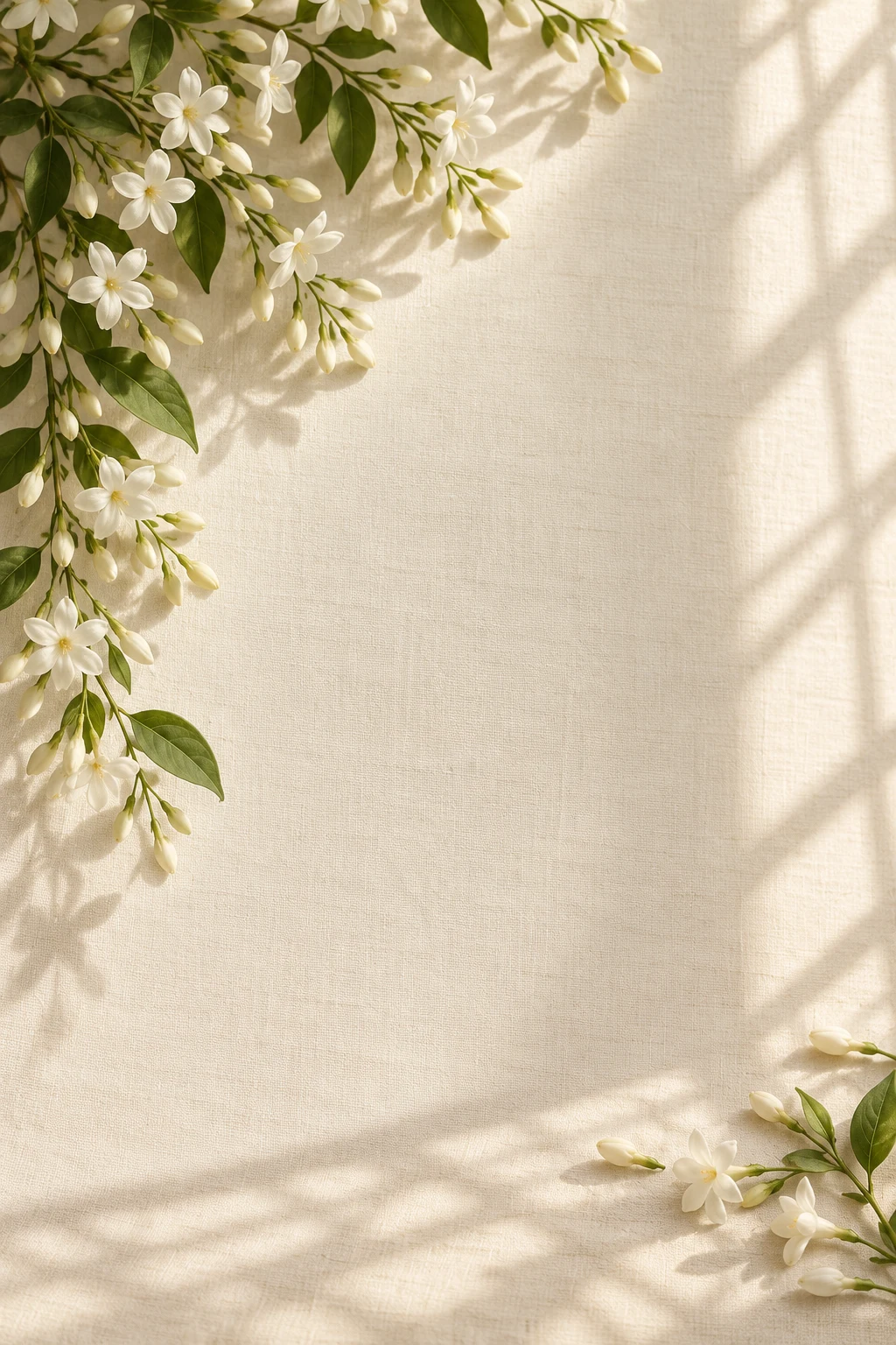 Template undangan Floral Jasmine