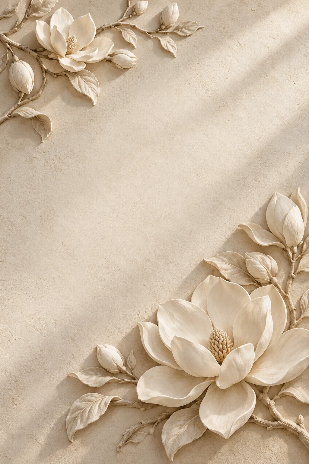 Template undangan Floral Magnolia