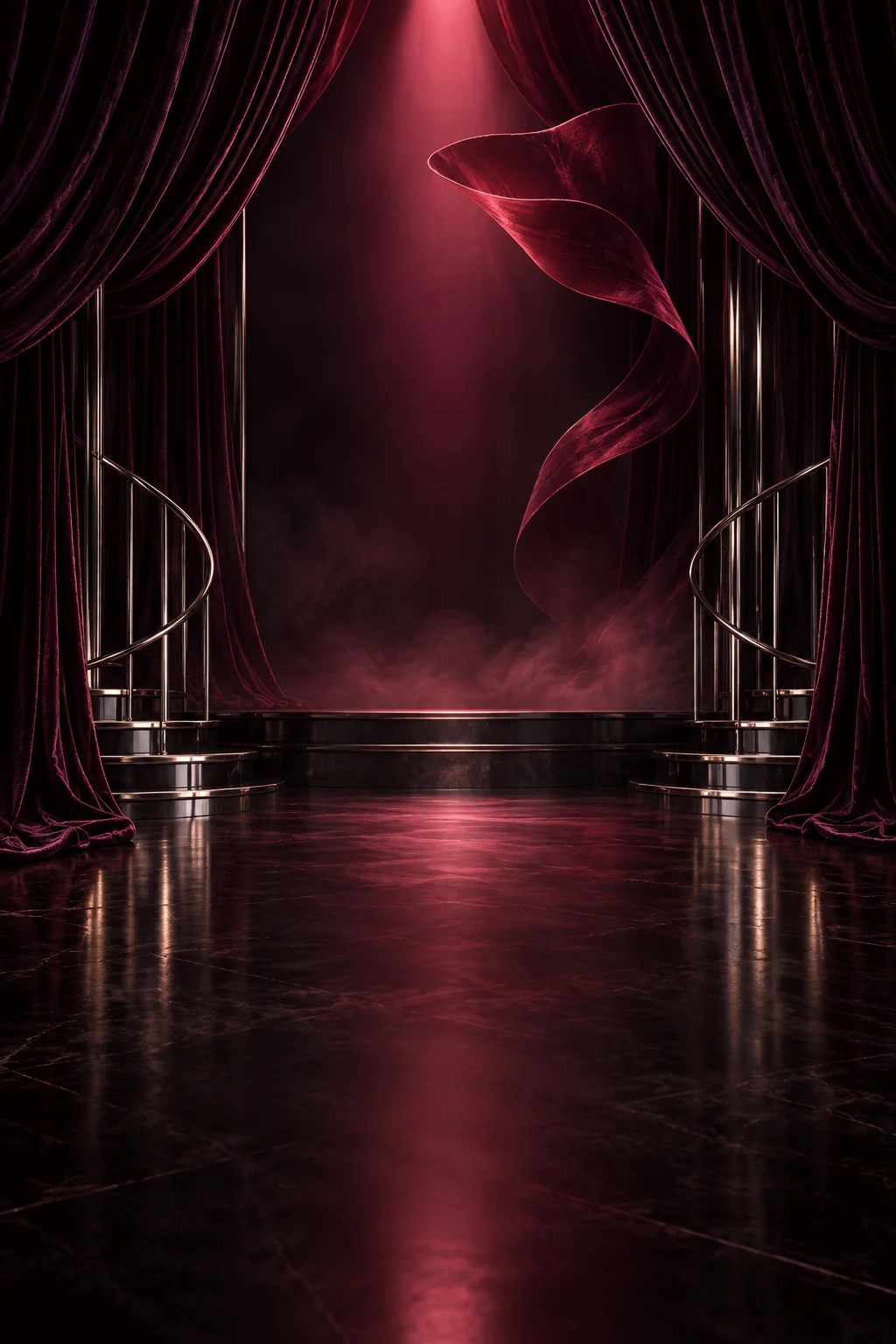 Template undangan Midnight Rose