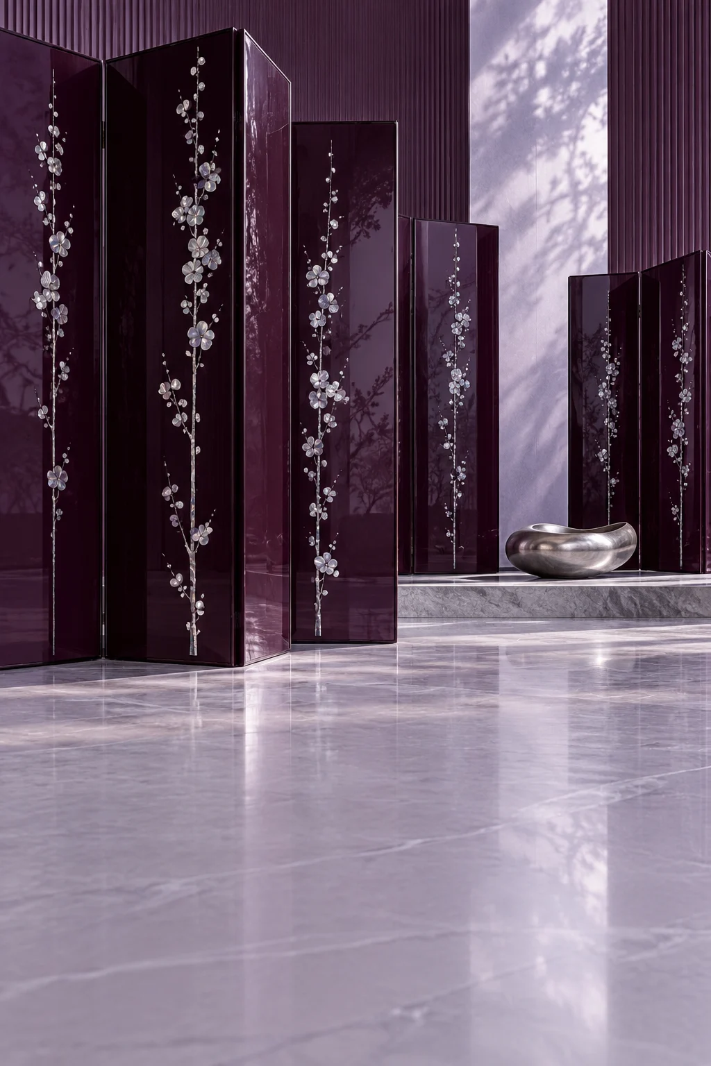 Template undangan Plum Elegance