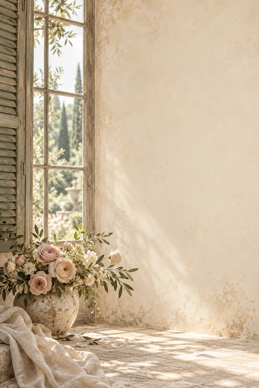 Template undangan Rose Antique