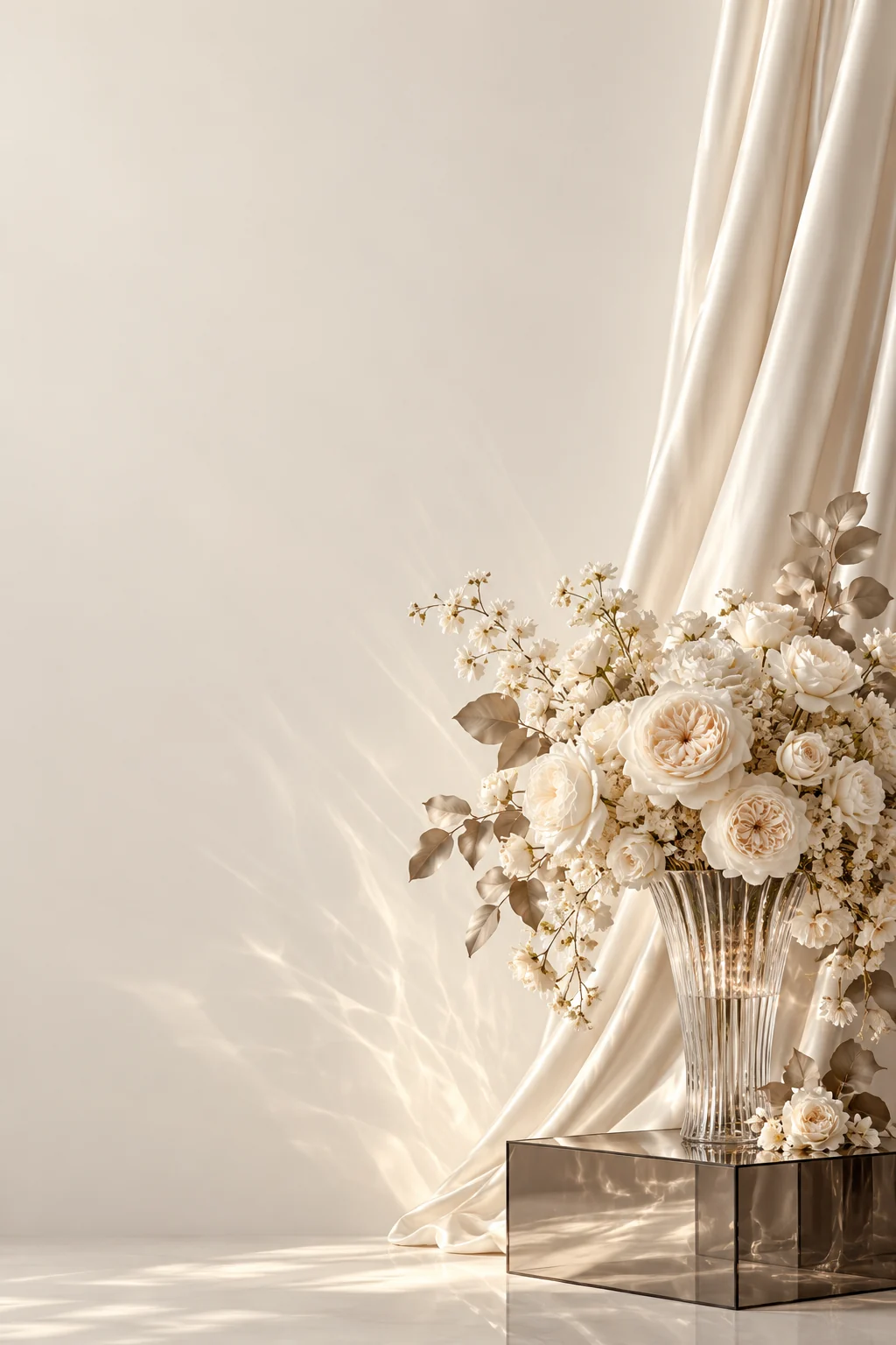 Template undangan Rose Champagne