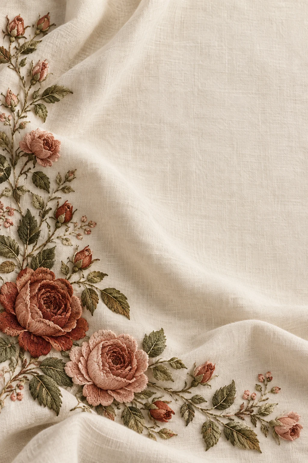 Template undangan Rose Cinnamon