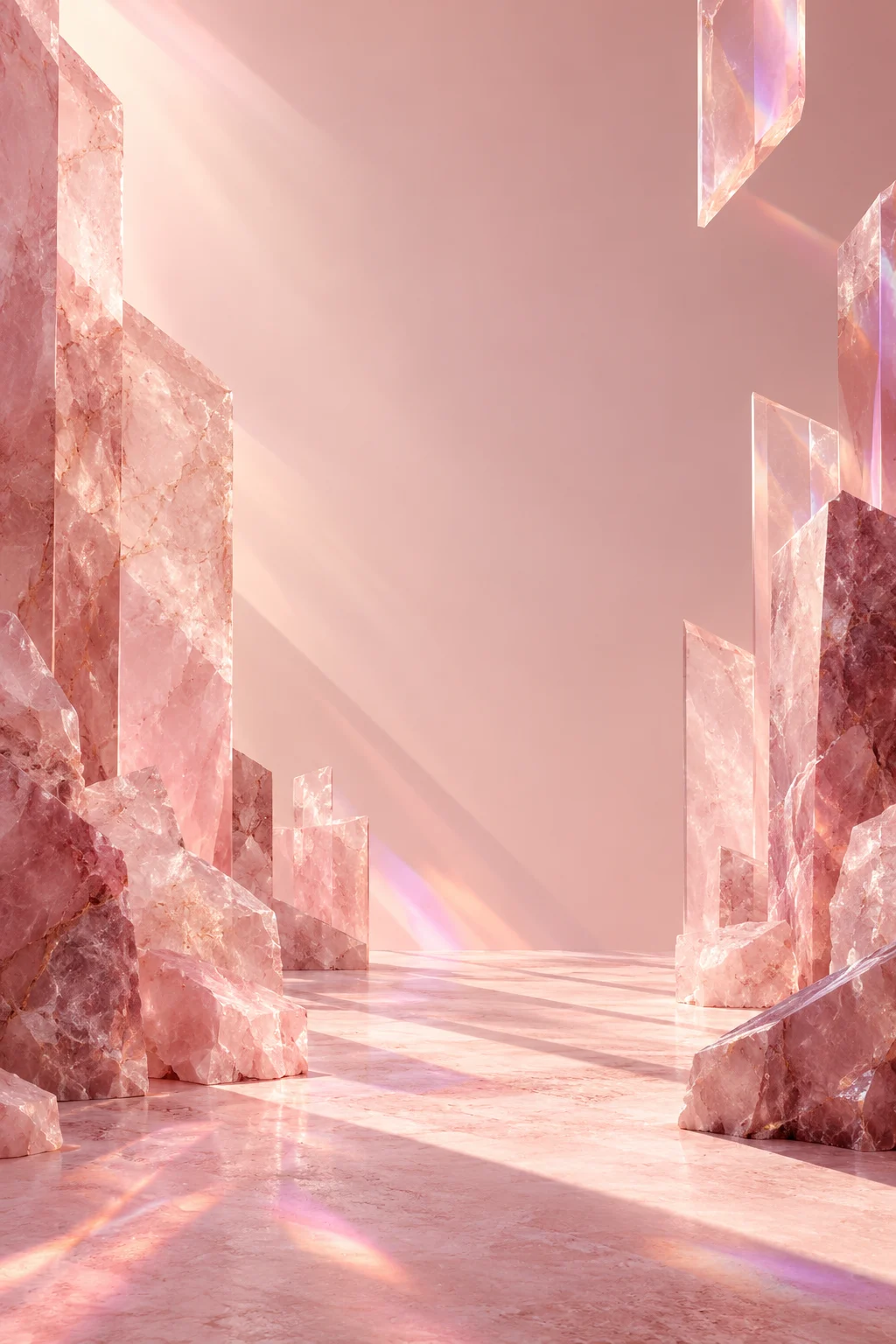 Template undangan Rose Quartz