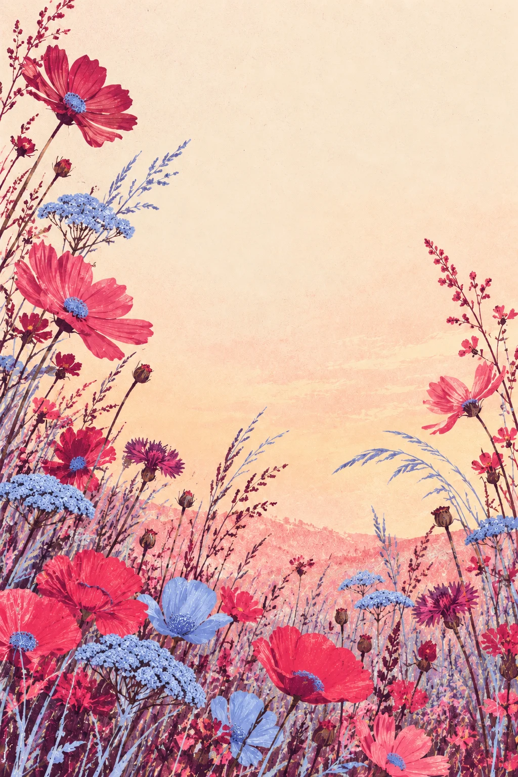 Template undangan Wildflower